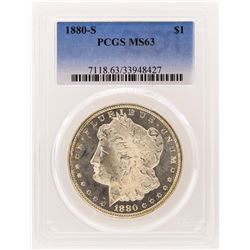 1880-S PCGS MS63 Morgan Silver Dollar