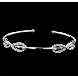 0.78ctw Diamond Bracelet - 14KT White Gold