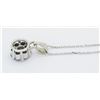 Image 7 : 0.81ctw Diamond Pendant - 14KT White Gold