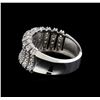 Image 3 : 0.85ctw Diamond Ring - 14KT White Gold