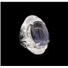Image 1 : Sterling Silver 22.04ct Tanzanite Ring