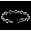 Image 3 : 1.07ctw Diamond Bracelet - 14KT White Gold