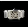 Image 1 : Cartier Stainless Steel Tank Francaise Watch