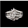 Image 2 : 14KT White Gold 1.21ctw Diamond Ring