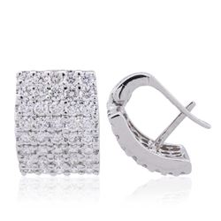 14KT White Gold 2.34ctw Diamond Earrings