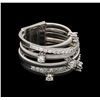 Image 1 : 0.75ctw Diamond Ring - 14KT White Gold