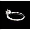 Image 3 : 0.59ct Diamond Solitaire Ring - 14KT White Gold
