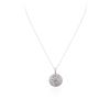 Image 2 : 14KT White Gold 2.84ctw Diamond Pendant With Chain