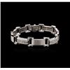Image 1 : 14KT White Gold 2.37ctw Diamond Bracelet