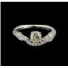 Image 2 : 0.70ctw Diamond Ring - 14KT White Gold