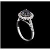 Image 4 : 2.58ctw Black Diamond Ring - 14KT White Gold