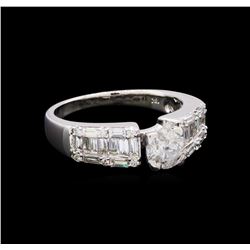 1.96ctw Diamond Ring - 18KT White Gold