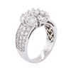 Image 3 : 14KT White Gold 2.42ctw Diamond Ring