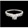 Image 2 : 0.91ctw Diamond Ring - 14KT White Gold