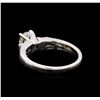Image 3 : 0.91ctw Diamond Ring - 14KT White Gold