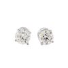 Image 1 : 1.50ctw Diamond Stud Earrings - 14KT White Gold