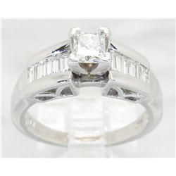 .95ctw Diamond Ring - 14KT White Gold