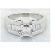 Image 4 : .95ctw Diamond Ring - 14KT White Gold