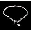 Image 2 : 0.87ctw Diamond Bracelet - 14KT White Gold