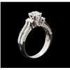 Image 4 : 1.30ctw Diamond Ring - 18KT White Gold