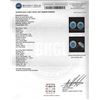 Image 3 : 14KT White Gold 17.00ctw Blue Topaz and Diamond Earrings