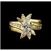 Image 2 : 1.92ctw Diamond Wedding Ring and Band - 14KT Yellow Gold