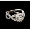 Image 1 : 1.38ctw Diamond Ring - 14KT White Gold