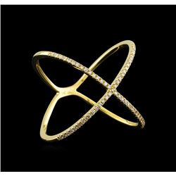 0.18ctw Diamond Ring - 14KT Yellow Gold
