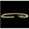 Image 3 : 4.00ctw Diamond Tennis Bracelet - 14KT Yellow Gold