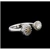 Image 1 : 14KT White Gold 1.10ctw Diamond Ring
