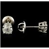 Image 2 : 1.28ctw Diamond Solitaire Earrings - 14KT White Gold