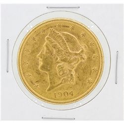 1904-S $20 CU Liberty Head Double Eagle Gold Coin