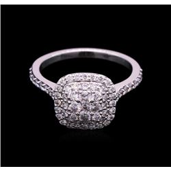 0.88ctw Diamond Ring - 14KT White Gold