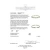 Image 4 : 7.80ctw Alexandrite and Diamond Bracelet - 14KT White Gold