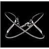 Image 1 : 1.50ctw Diamond Bangle Bracelet - 14KT White Gold