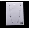 Image 2 : James Kurk 0.80ctw Sapphire Necklace - 14KT White Gold