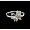 Image 2 : 0.29ctw Diamond Ring - 14KT White Gold