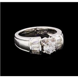 1.28ctw Diamond Ring - Platinum