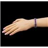 Image 4 : Crayola 12.16ctw Amethyst Bracelet - .925 Silver