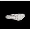 Image 1 : 1.12ctw Diamond Ring - 14KT White Gold