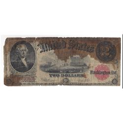 1917 $2 United States Legal Tender Bank Note