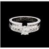 Image 2 : 1.42ctw Diamond Ring - 18KT White Gold