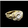 Image 1 : 0.99ctw Diamond Ring - 14KT Yellow Gold