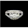Image 2 : 1.54ctw Diamond Ring - 18KT White Gold