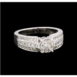 1.37ctw Diamond Ring - 14KT White Gold
