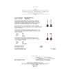 Image 3 : 0.12ctw Tahitian Pearl and Diamond Earrings - 14KT Rose Gold