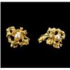 Image 1 : 14KT Yellow Gold Pearl Cufflinks