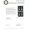 Image 3 : 14KT White Gold 1.03ctw Diamond Earrings