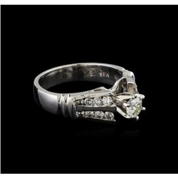 0.86ctw Diamond Ring - 18KT White Gold
