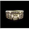 Image 2 : 14KT Yellow Gold 1.41ctw Diamond Ring